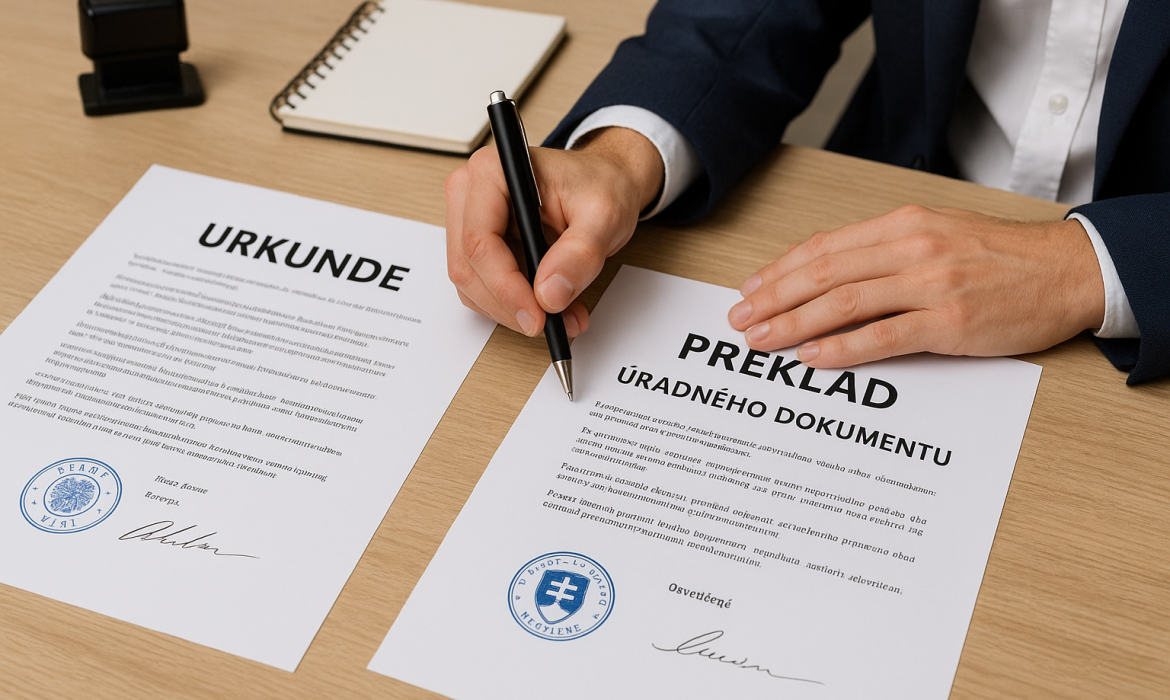Preklad úradných dokumentov