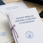 Úradný preklad dodatku k diplomu a vysvedčenia